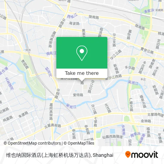 维也纳国际酒店(上海虹桥机场万达店) map