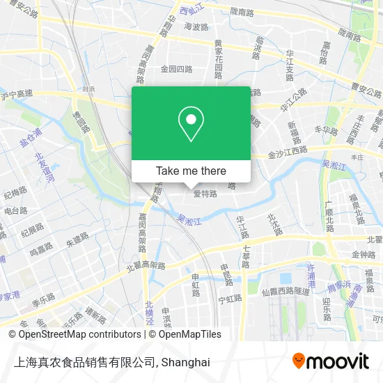 上海真农食品销售有限公司 map