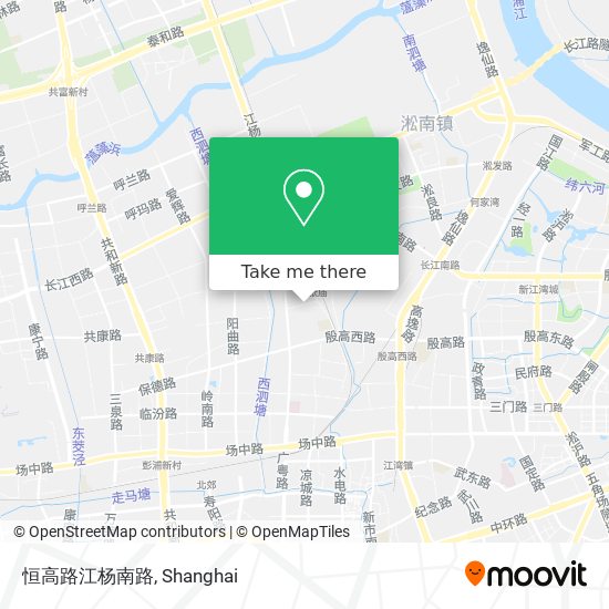 恒高路江杨南路 map