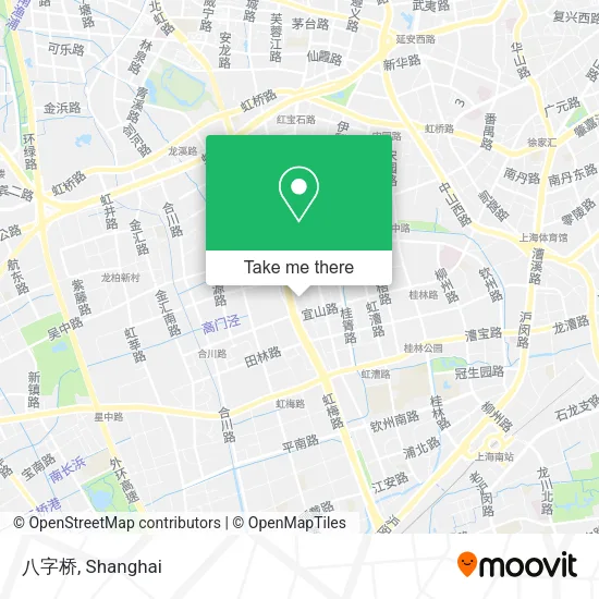 八字桥 map