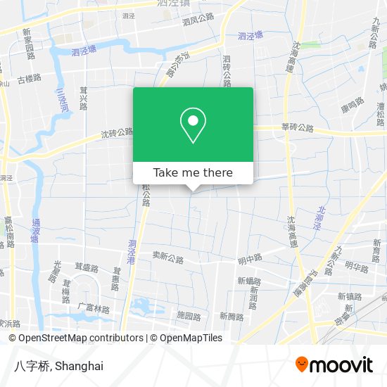 八字桥 map