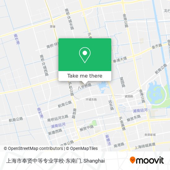 上海市奉贤中等专业学校-东南门 map