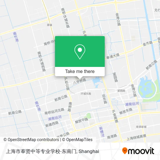 上海市奉贤中等专业学校-东南门 map