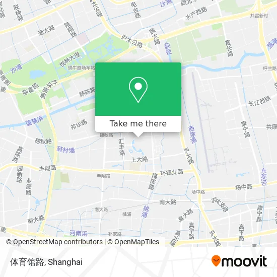 体育馆路 map