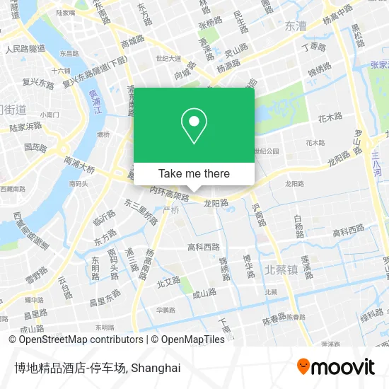 博地精品酒店-停车场 map