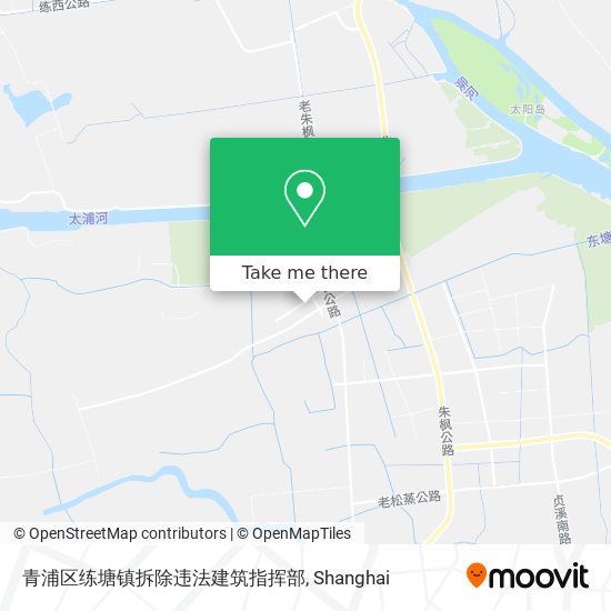 青浦区练塘镇拆除违法建筑指挥部 map