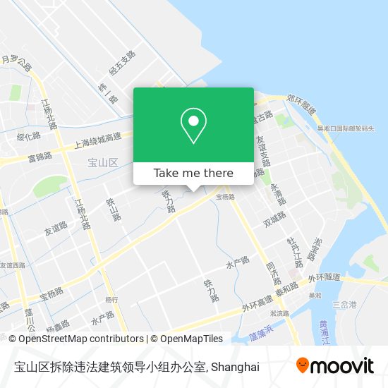 宝山区拆除违法建筑领导小组办公室 map