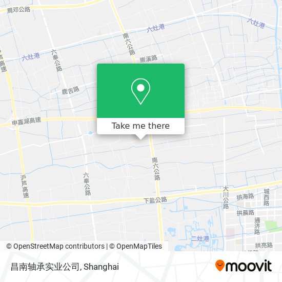 昌南轴承实业公司 map