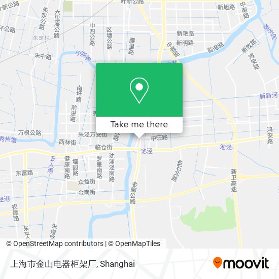 上海市金山电器柜架厂 map
