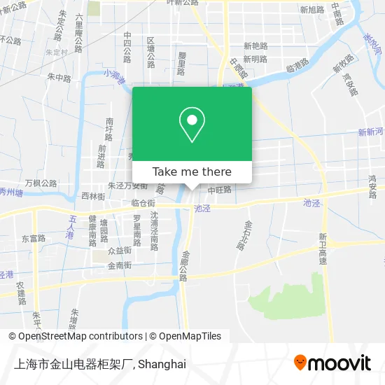 上海市金山电器柜架厂 map