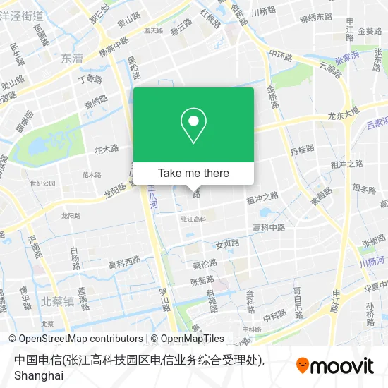 中国电信(张江高科技园区电信业务综合受理处) map