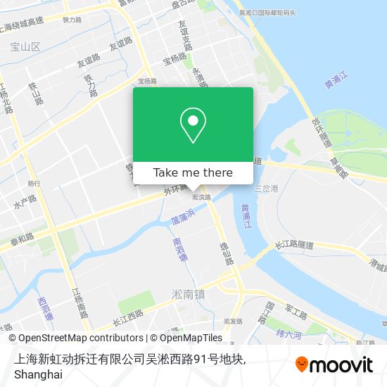 上海新虹动拆迁有限公司吴淞西路91号地块 map