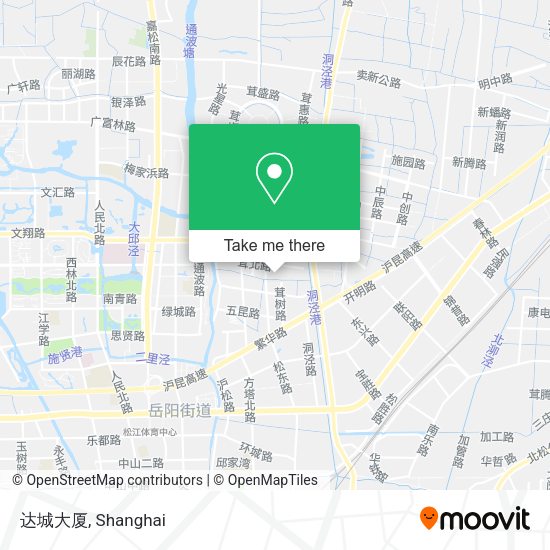 达城大厦 map