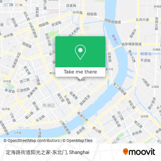 定海路街道阳光之家-东北门 map