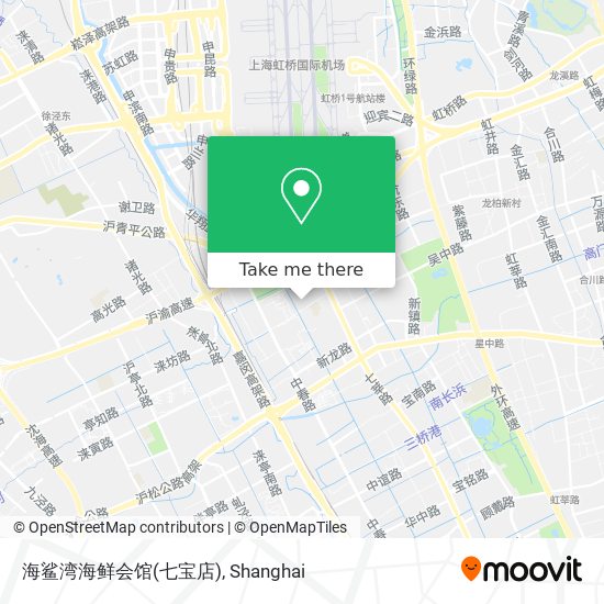 海鲨湾海鲜会馆(七宝店) map