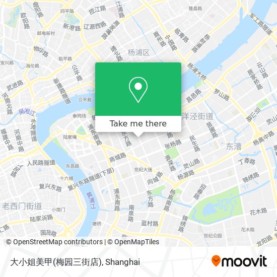 大小姐美甲(梅园三街店) map
