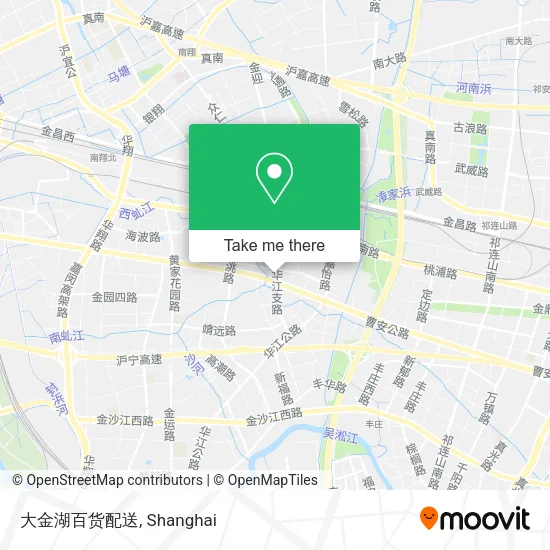 大金湖百货配送 map