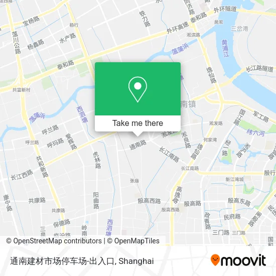 通南建材市场停车场-出入口 map