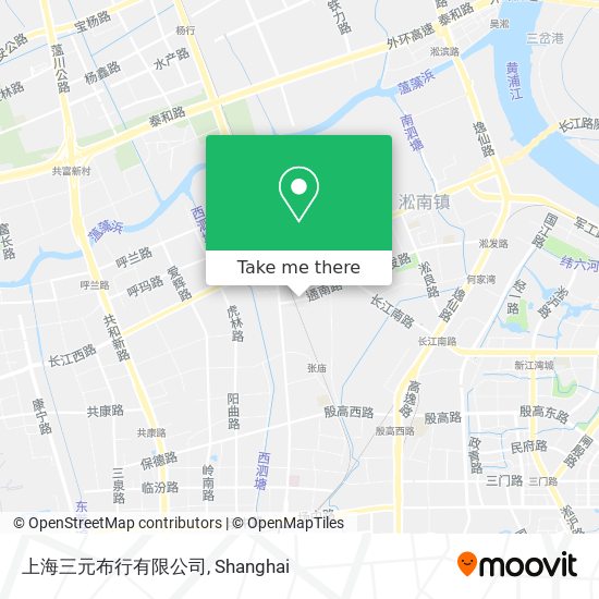 上海三元布行有限公司 map