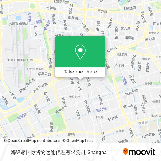 上海锋赢国际货物运输代理有限公司 map