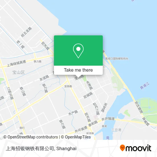 上海招银钢铁有限公司 map
