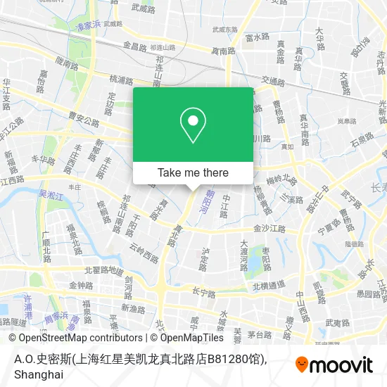 A.O.史密斯(上海红星美凯龙真北路店B81280馆) map