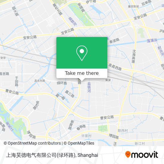 上海昊德电气有限公司(绿环路) map