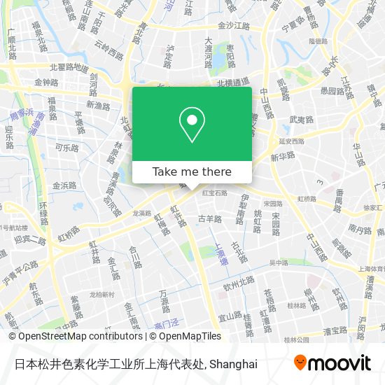 日本松井色素化学工业所上海代表处 map