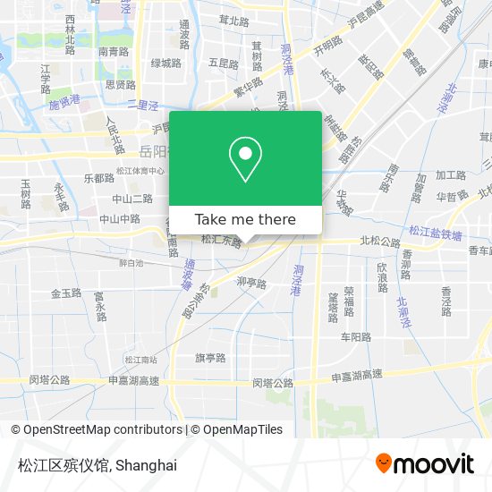 松江区殡仪馆 map