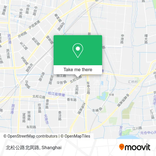 北松公路北闵路 map