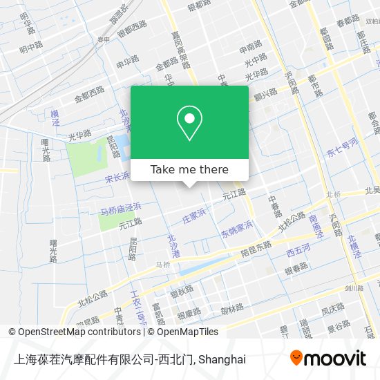 上海葆茬汽摩配件有限公司-西北门 map