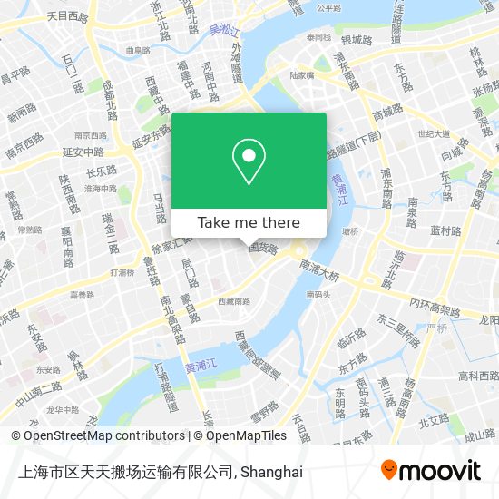 上海市区天天搬场运输有限公司 map