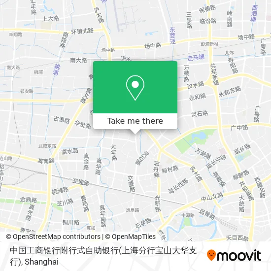 中国工商银行附行式自助银行(上海分行宝山大华支行) map