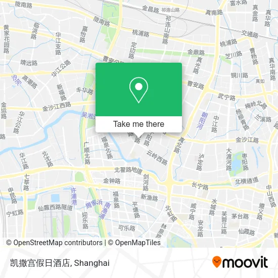 凯撒宫假日酒店 map