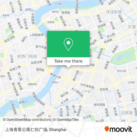 上海青客公寓仁恒广场 map