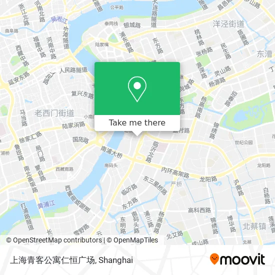 上海青客公寓仁恒广场 map