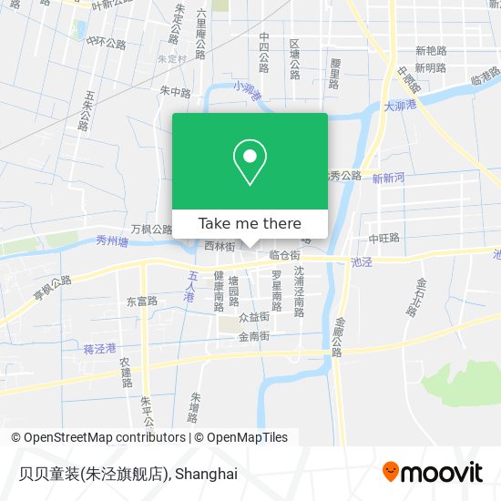 贝贝童装(朱泾旗舰店) map