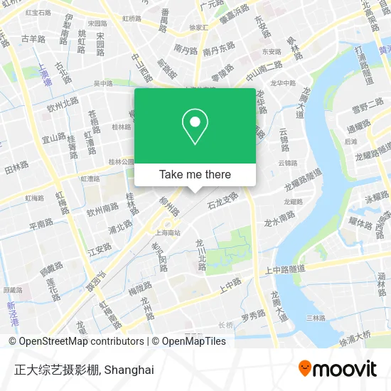 正大综艺摄影棚 map