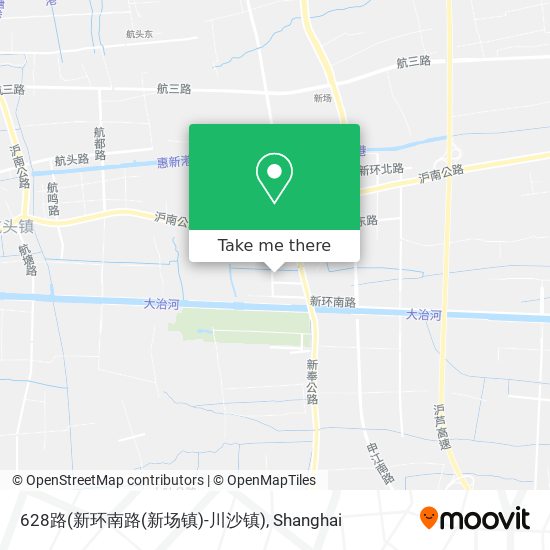 628路(新环南路(新场镇)-川沙镇) map