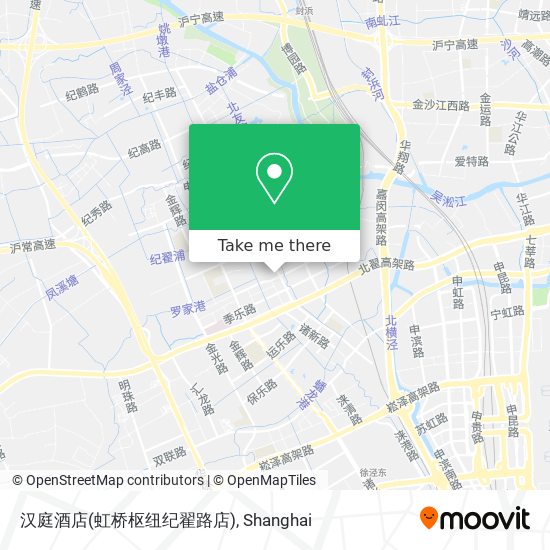 汉庭酒店(虹桥枢纽纪翟路店) map