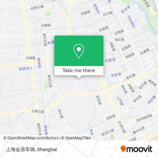 上海会添车饰 map