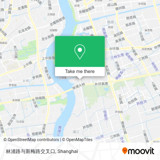 林浦路与新梅路交叉口 map