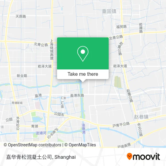 嘉华青松混凝土公司 map
