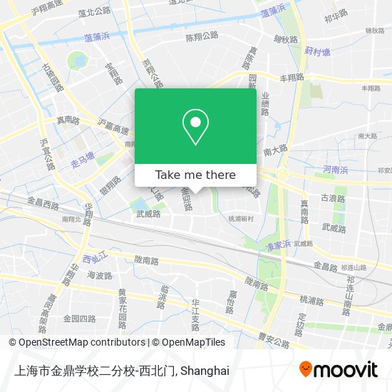 上海市金鼎学校二分校-西北门 map