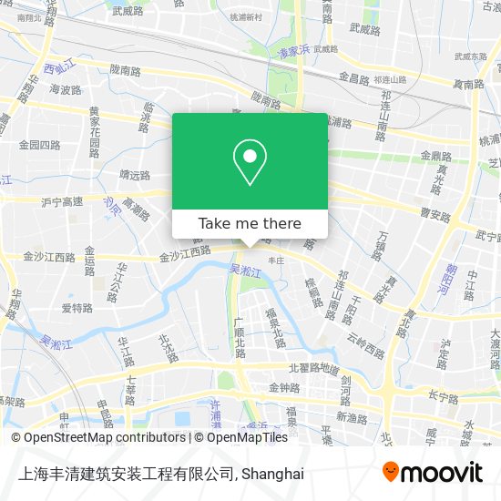 上海丰清建筑安装工程有限公司 map