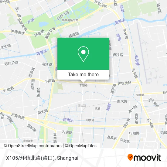 X105/环镇北路(路口) map