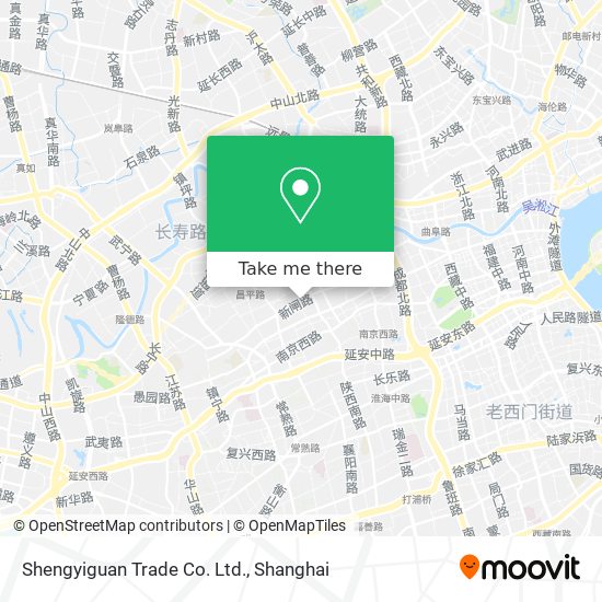 Shengyiguan Trade Co. Ltd. map