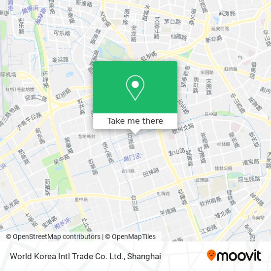 World Korea Intl Trade Co. Ltd. map