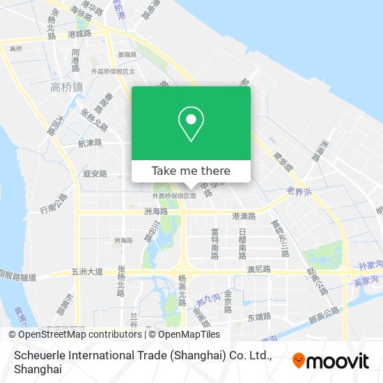 Scheuerle International Trade (Shanghai) Co. Ltd. map