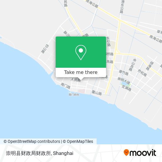 崇明县财政局财政所 map